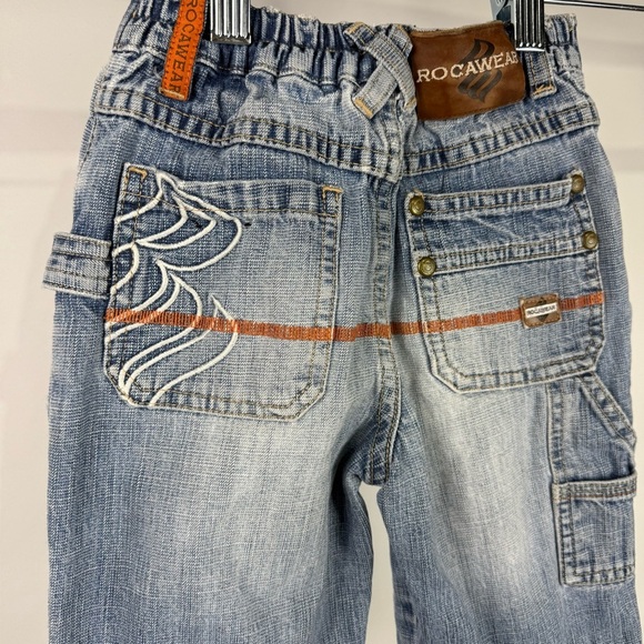 Y2K Rocawear Boys Denim  Baggy Streetwear Jeans Size 18M - Picture 5 of 10